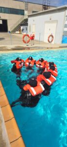 Alunni nautico al corso Basic Training 2024